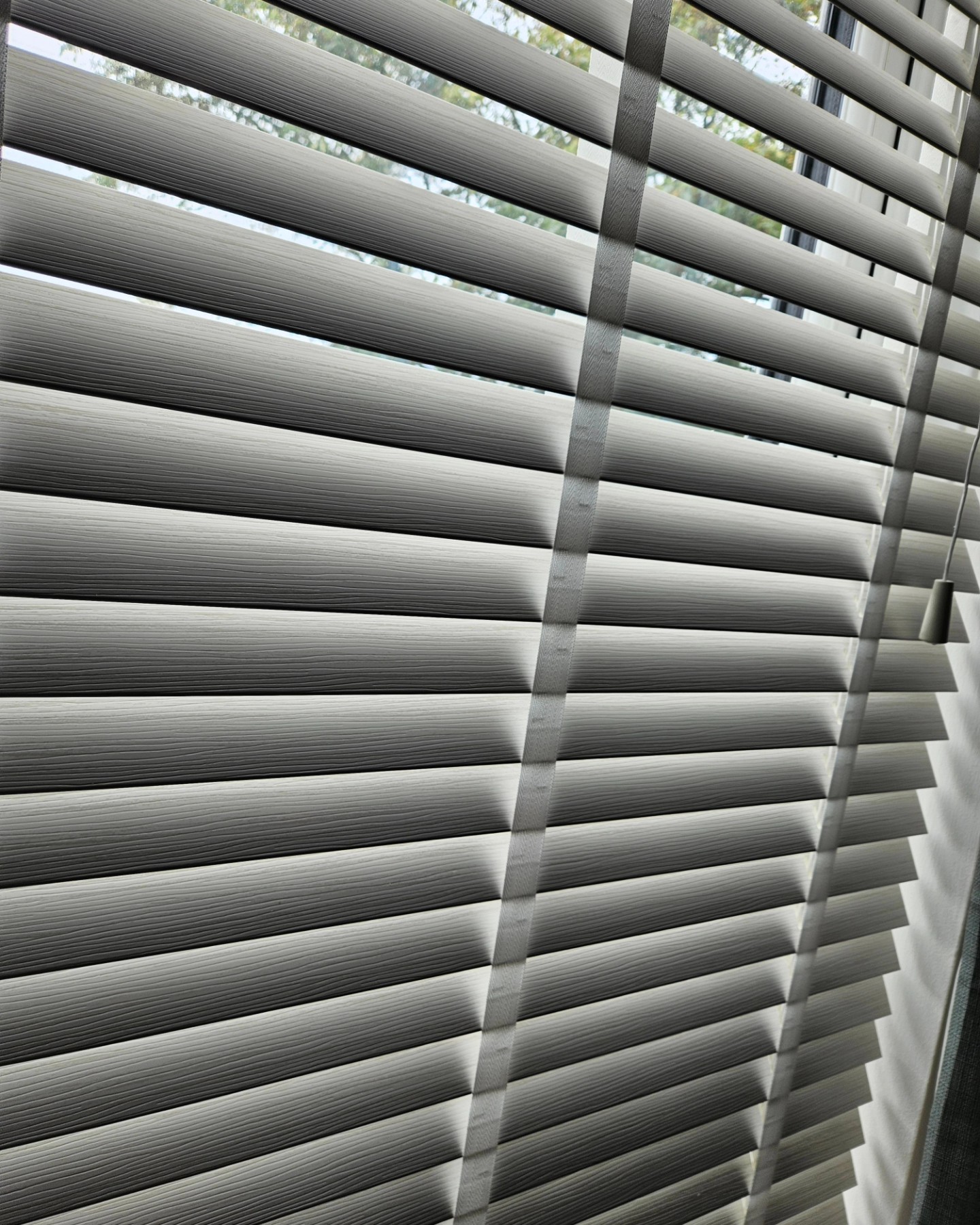 venetian blinds textured close up window