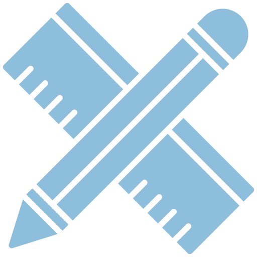 pencil-and-ruler pencil and ruler icon